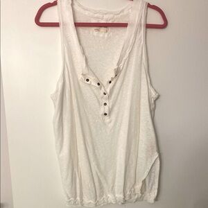 Free People We The Free Love Language Solid Tank